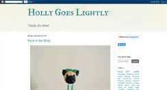 Desktop Screenshot of goeslightly.com